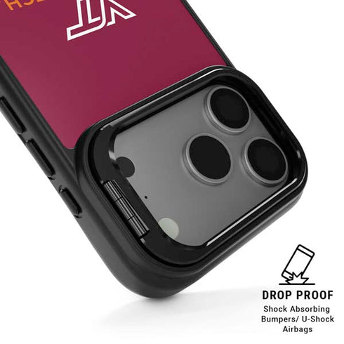 Virginia Tech University Hokiebird iPhone 17 Pro Max Kickstand Case