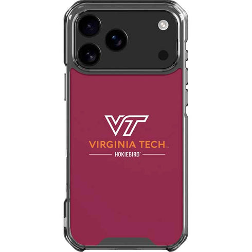 Virginia Tech University Hokiebird iPhone 18 Pro Max Clear Case