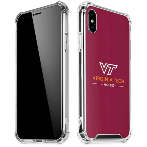 Virginia Tech University Hokiebird iPhone X/XS Clear Case