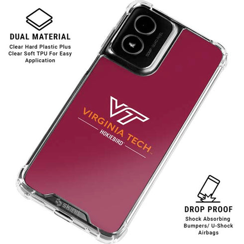 Virginia Tech University Hokiebird Moto G Power 5G (2024) Clear Case