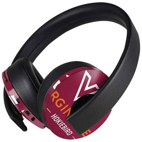 Virginia Tech University Hokiebird PlayStation 4 Gold Wireless Headset Skin