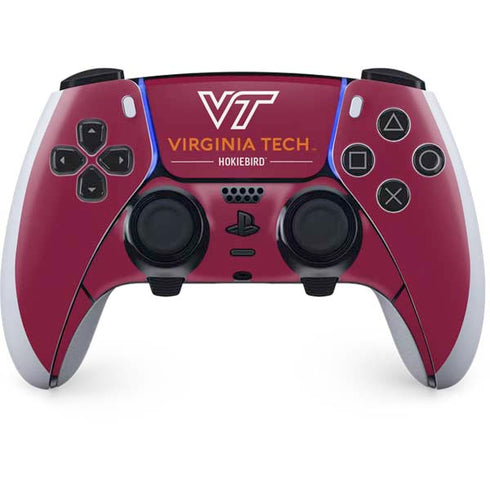 Virginia Tech University Hokiebird PS5 DualSense Edge Pro Controller Skin