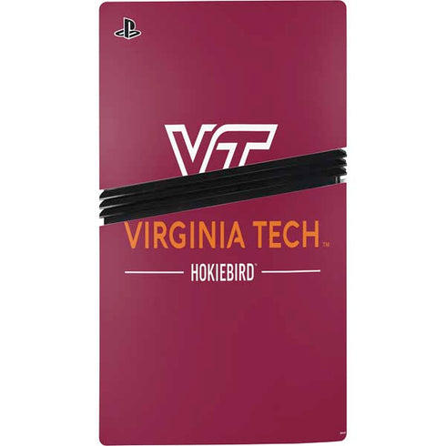 Virginia Tech University Hokiebird PS5 Pro Bundle Skin