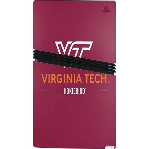 Virginia Tech University Hokiebird PS5 Pro Bundle Skin