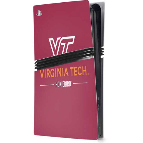 Virginia Tech University Hokiebird PS5 Pro Console Skin