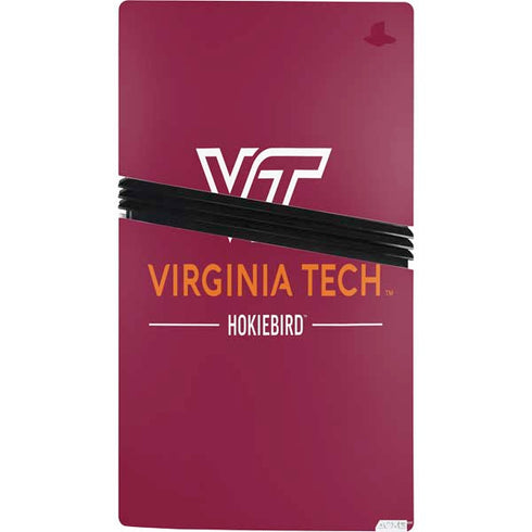 Virginia Tech University Hokiebird PS5 Pro Console Skin