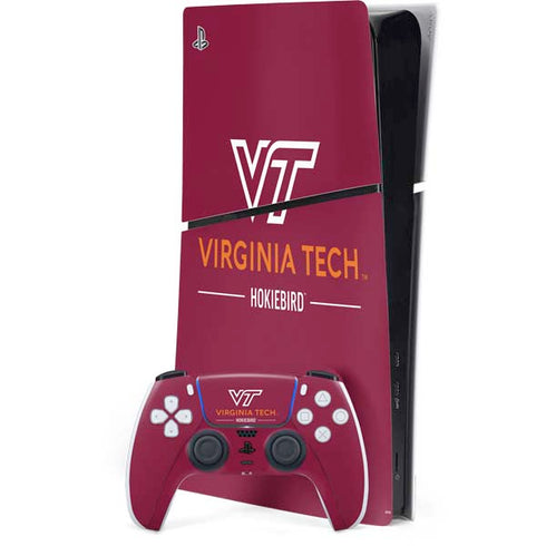 Virginia Tech University Hokiebird PlayStation PS5 Skins