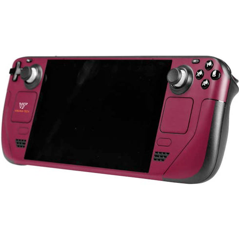 Virginia Tech University Hokiebird Steam Deck Handheld Gaming Computer OLED Skin