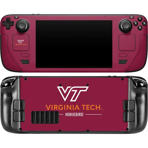 Virginia Tech University Hokiebird Steam Deck Handheld Gaming Computer Skin