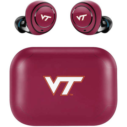 Virginia Tech University Maroon Amazon Echo Buds Skin
