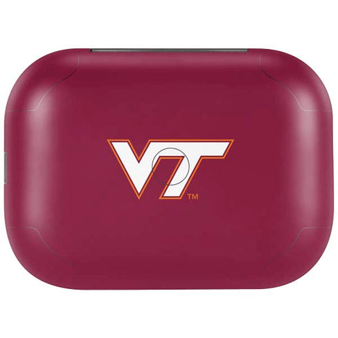 Virginia Tech University Maroon Amazon Echo Buds Skin
