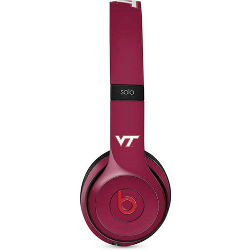 Virginia Tech Maroon Beats Solo 3 Wireless Skin