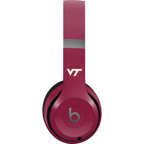 Virginia Tech University Maroon Beats Solo 4 Wireless Headphones Skin