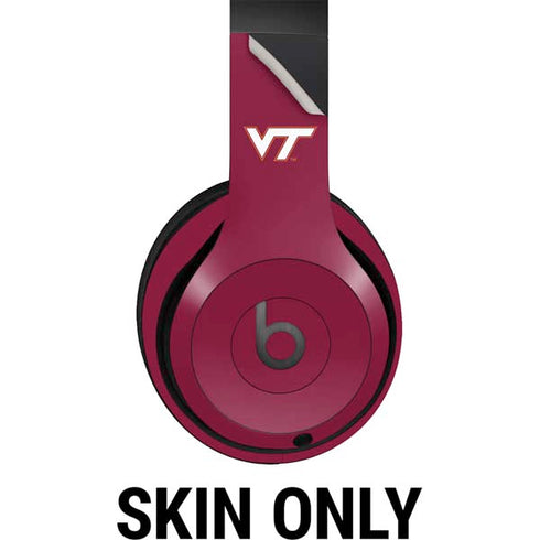 Virginia Tech University Maroon Beats Studio Pro Wireless Headphones Skin