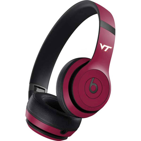 Virginia Tech University Maroon Beats Studio Pro Wireless Headphones Skin