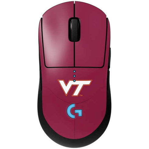 Virginia Tech University Maroon G Pro Wireless Gaming Mouse Skin