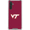 Virginia Tech University Maroon Galaxy A17 Clear Case