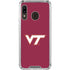 Virginia Tech University Maroon Galaxy A30 Clear Case