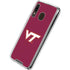 Virginia Tech University Maroon Galaxy A30 Clear Case