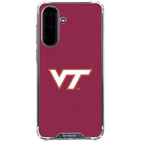 Virginia Tech University Maroon Galaxy A36 5G Clear Case