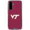 Virginia Tech University Maroon Galaxy A36 5G Clear Case