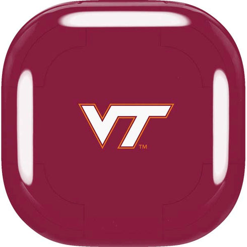 Virginia Tech University Maroon Galaxy Buds Live Skin