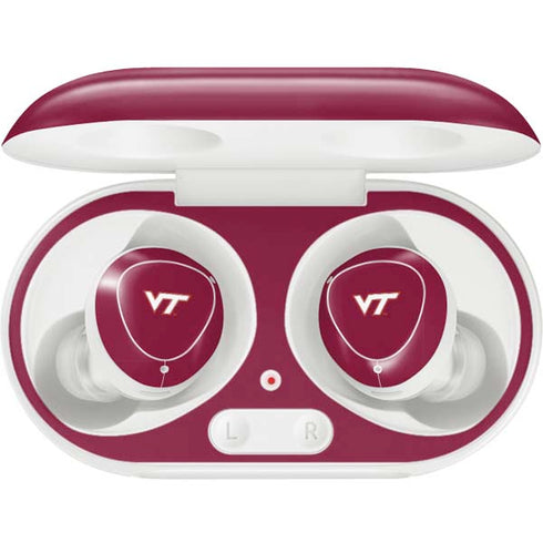 Virginia Tech University Maroon Galaxy Buds Plus Skin