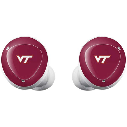 Virginia Tech University Maroon Galaxy Buds Plus Skin