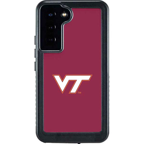 Virginia Tech University Maroon Galaxy S23 Plus Waterproof Case