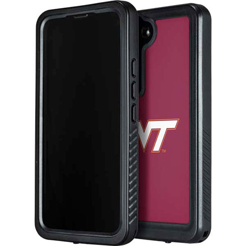 Virginia Tech University Maroon Galaxy S23 Plus Waterproof Case