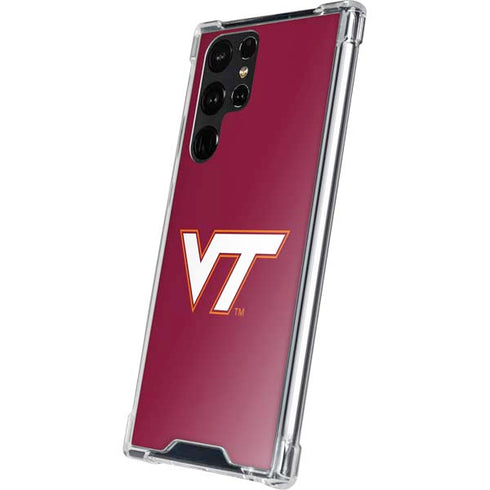 Virginia Tech University Maroon Galaxy S23 Ultra Clear Case
