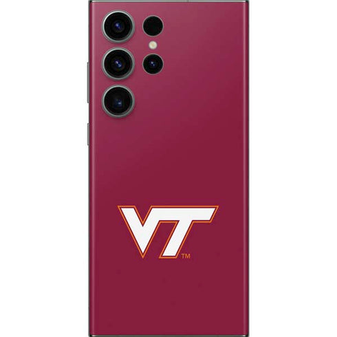 Virginia Tech University Maroon Galaxy Skins