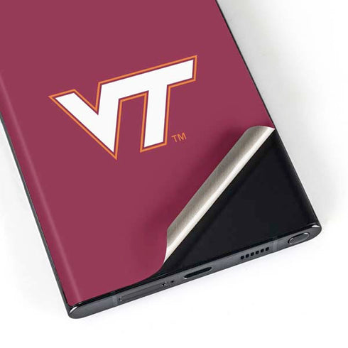 Virginia Tech University Maroon Galaxy S23 Ultra Skin