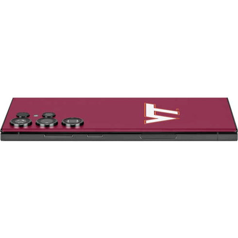 Virginia Tech University Maroon Galaxy S23 Ultra Skin
