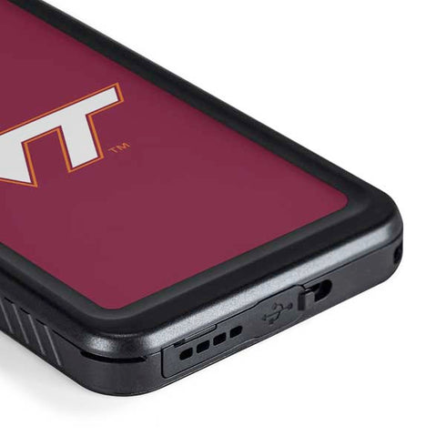 Virginia Tech University Maroon Galaxy S23 Waterproof Case