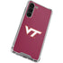 Virginia Tech University Maroon Galaxy S24 FE Clear Case