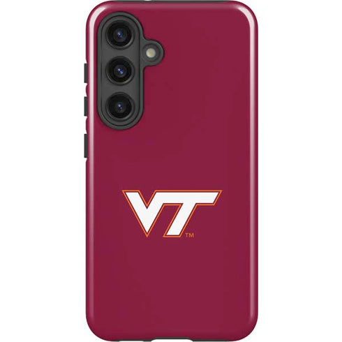Virginia Tech University Maroon Galaxy S25 Impact Case