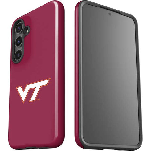 Virginia Tech University Maroon Galaxy S25 Impact Case