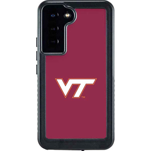 Virginia Tech Maroon Galaxy S24 Plus Waterproof Case