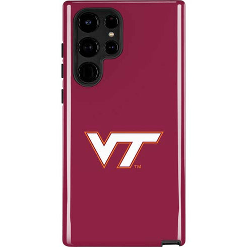 Virginia Tech University Maroon Galaxy S25 Ultra Impact Case
