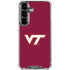 Virginia Tech University Maroon Galaxy S26 Clear Case