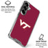 Virginia Tech University Maroon Galaxy S26 Clear Case