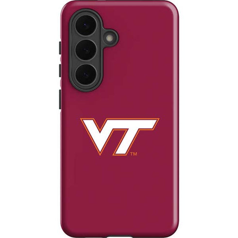 Virginia Tech University Maroon Galaxy S26 Impact Case