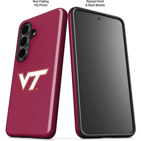 Virginia Tech University Maroon Galaxy S26 Impact Case