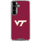 Virginia Tech University Maroon Galaxy S26 Plus Clear Case