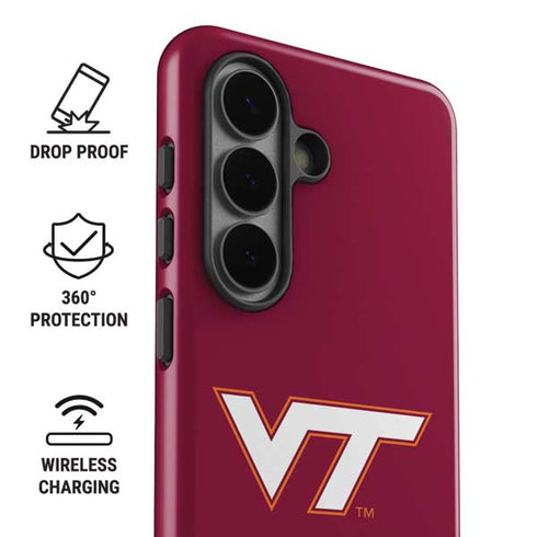 Virginia Tech University Maroon Galaxy S26 Plus Impact Case