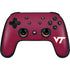 Virginia Tech University Maroon Google Stadia Controller Skin