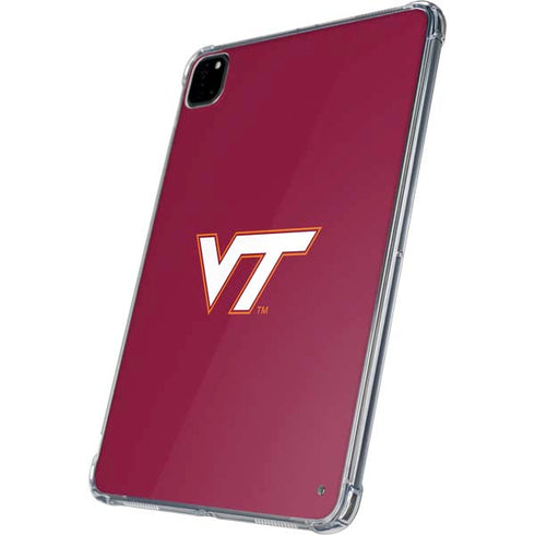 Virginia Tech University Maroon iPad Pro 11in (2024) Clear Case