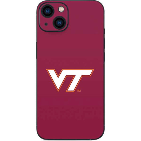 Virginia Tech University Maroon iPhone Skins