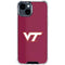 Virginia Tech Maroon iPhone 15 Clear Case